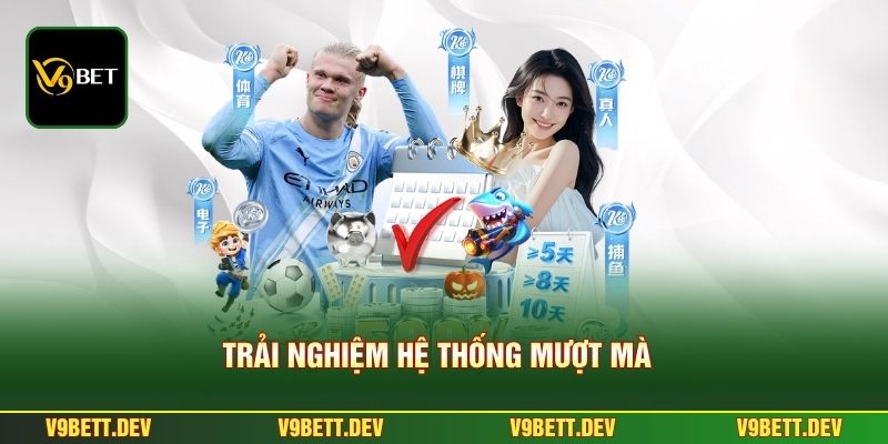 Trải nghiệm hệ thống mượt mà